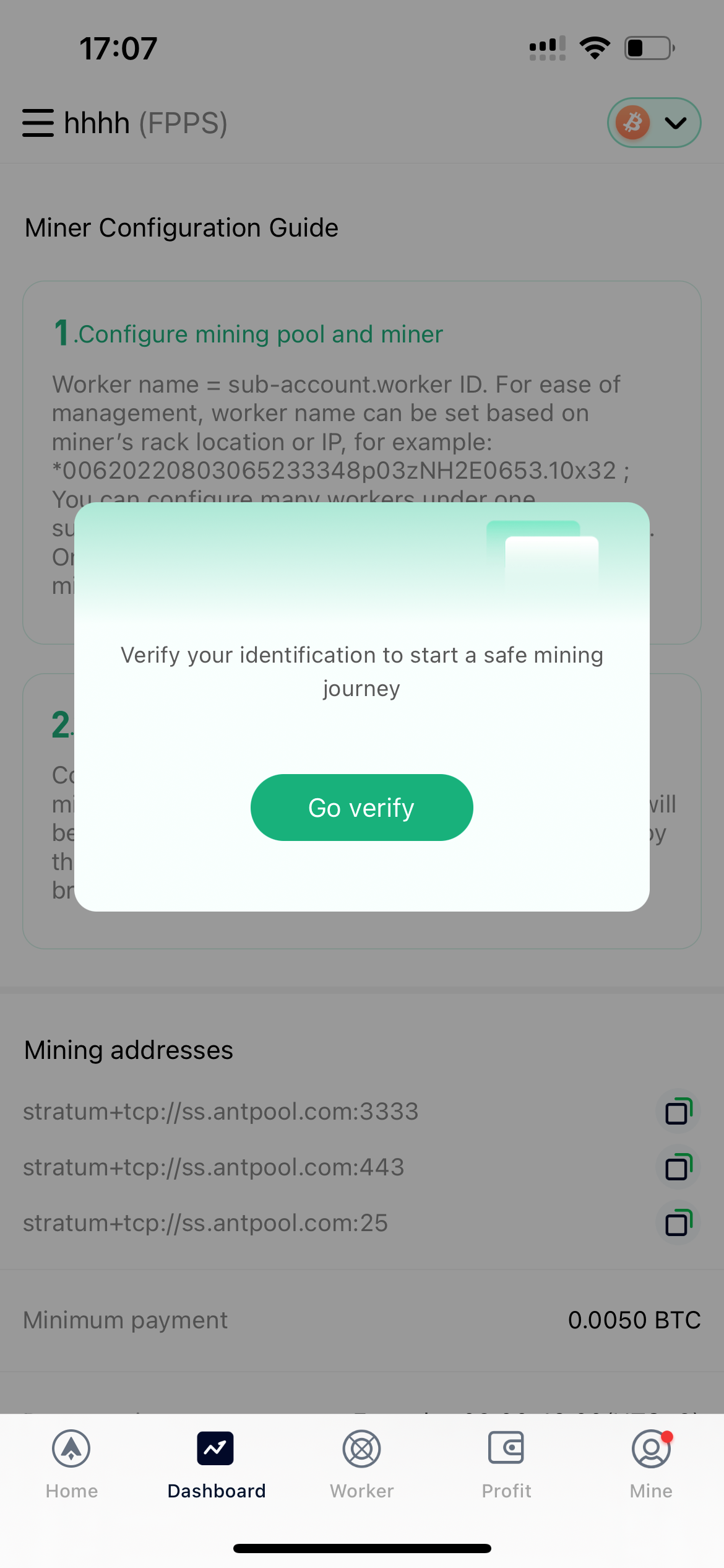 ANTPOOL Individual KYC User Guide – ANTPOOL